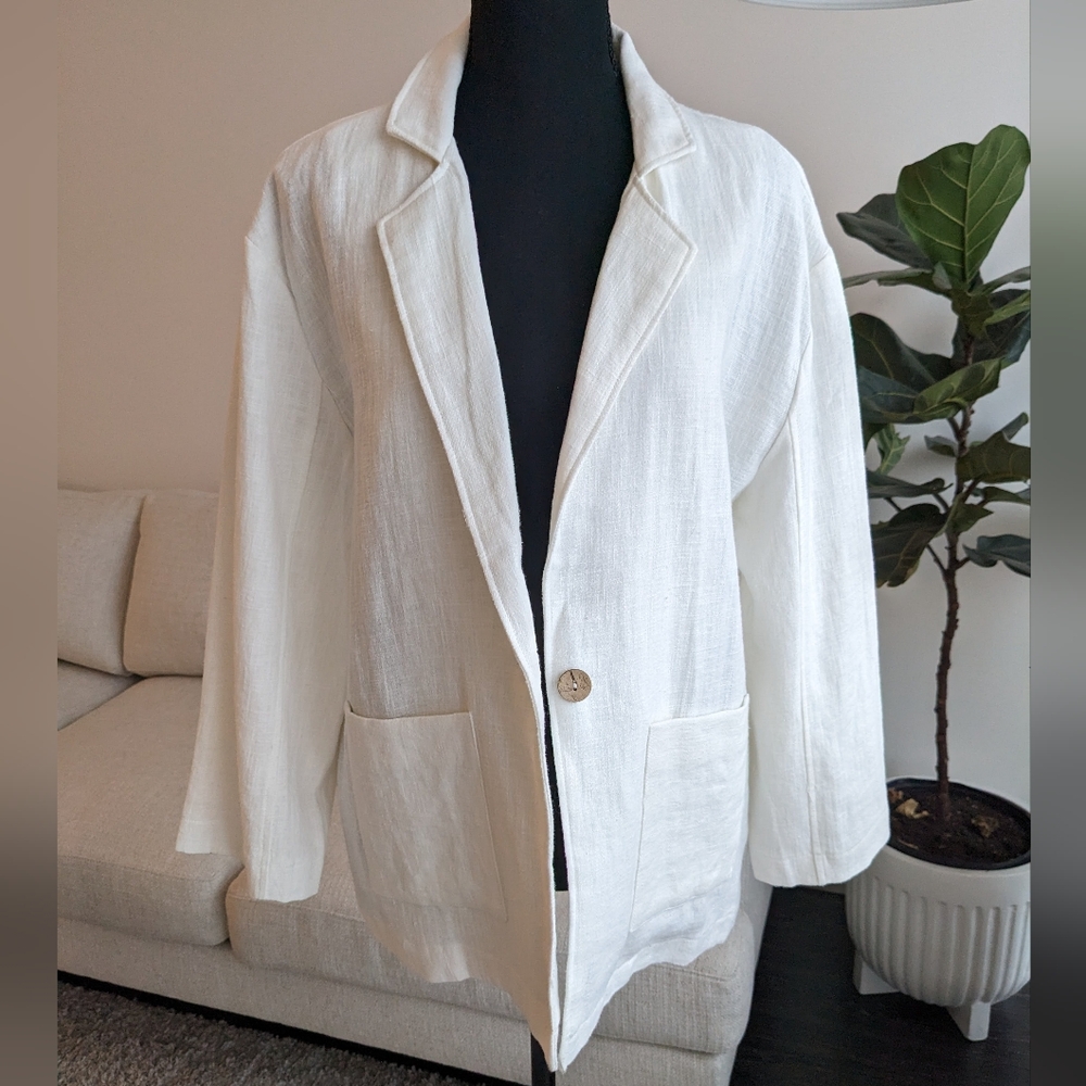 12th Tribe Linen Haven Blazer - Picture 7 of 11